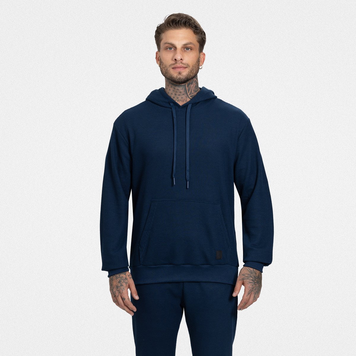 Blusa Masculina Texturizada Com Capuz - Attitude