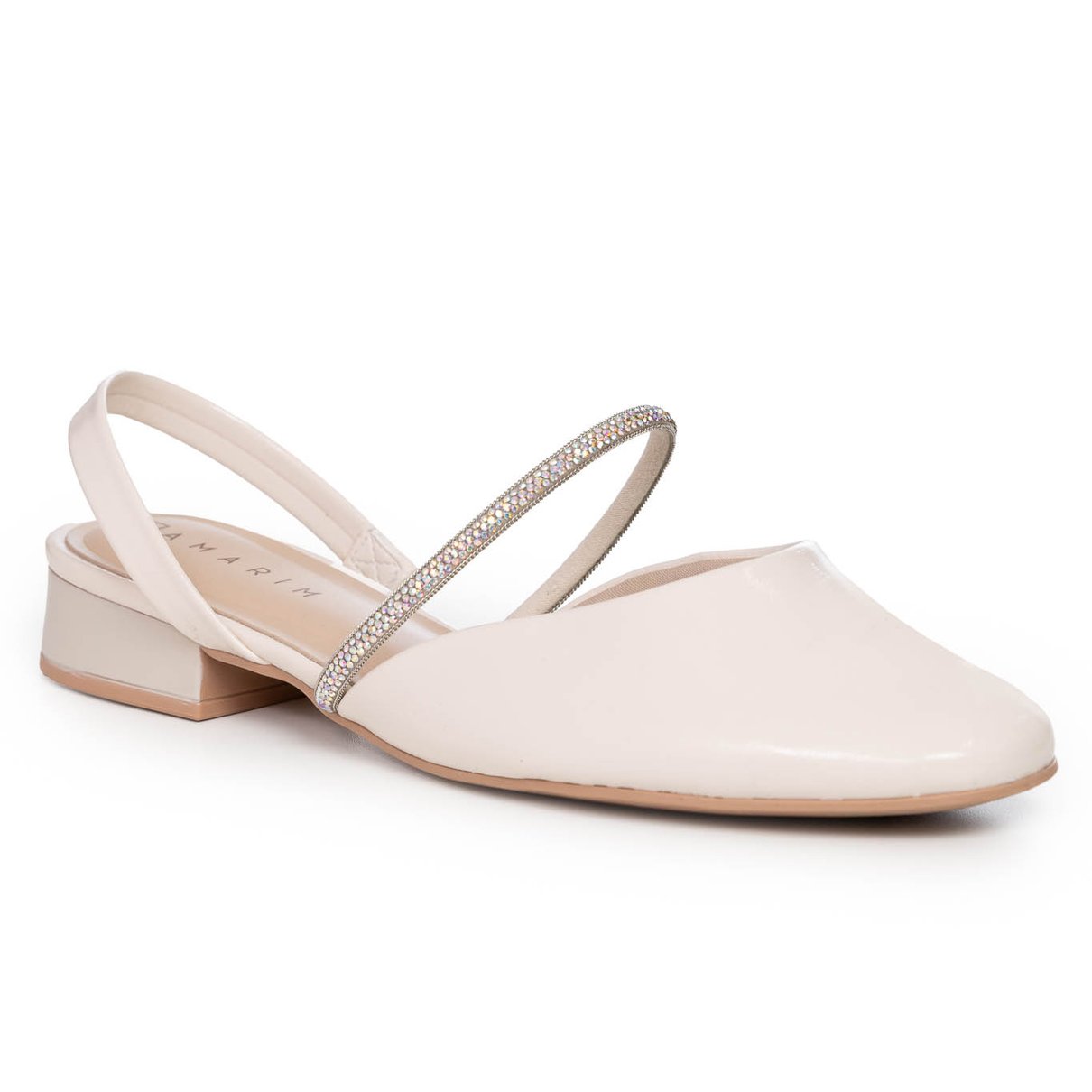 Sapatilha Slingback com Strass Feminina - Ramarim
