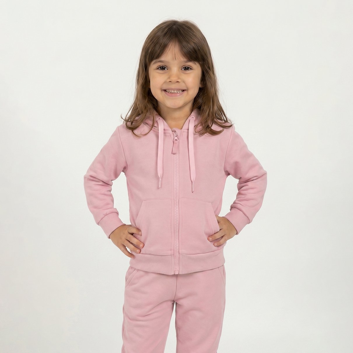 Blusa moletom infantil com capuz e zíper - Toys