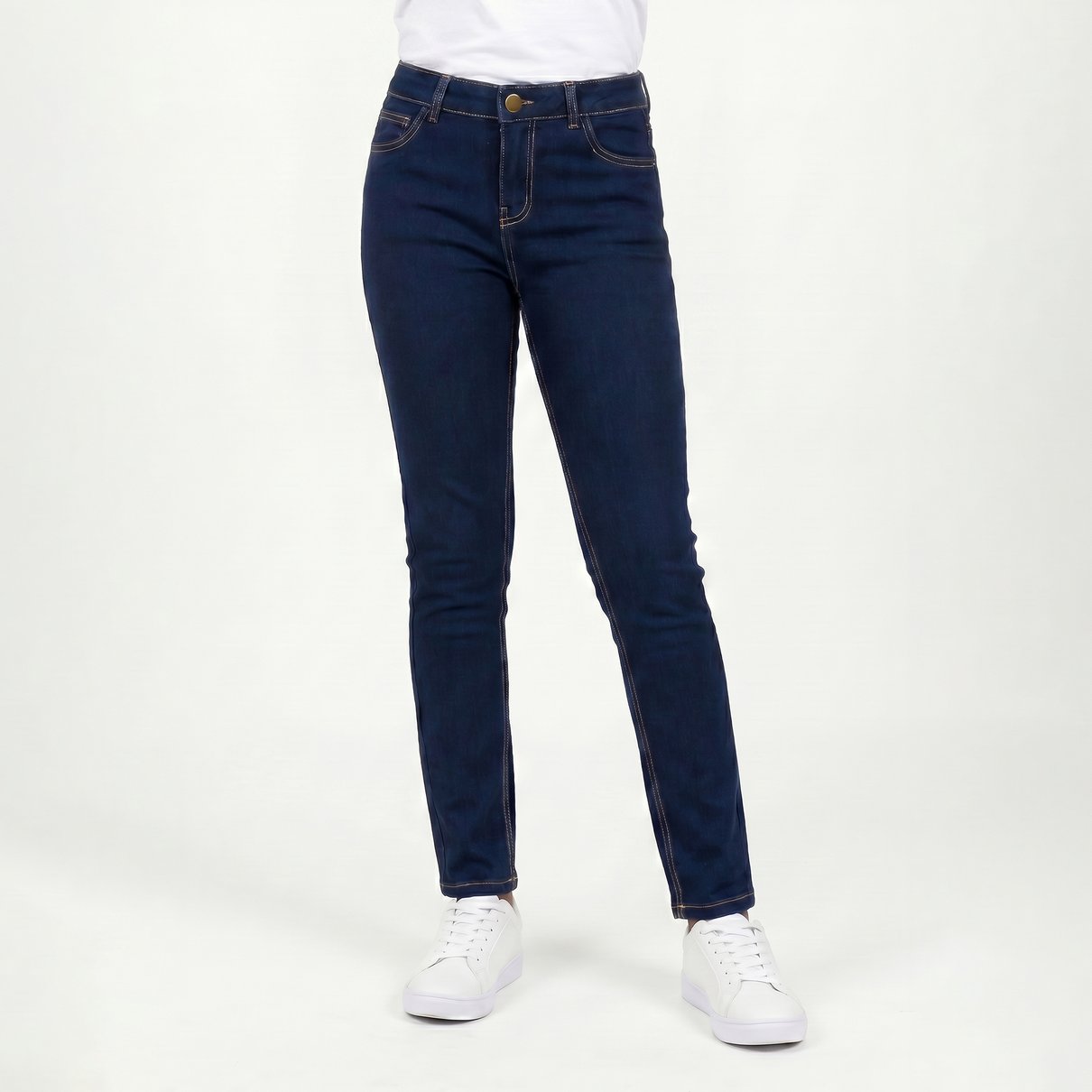 Cal&ccedil;a jeans skinny juvenil com cintura m&eacute;dia - Attitude