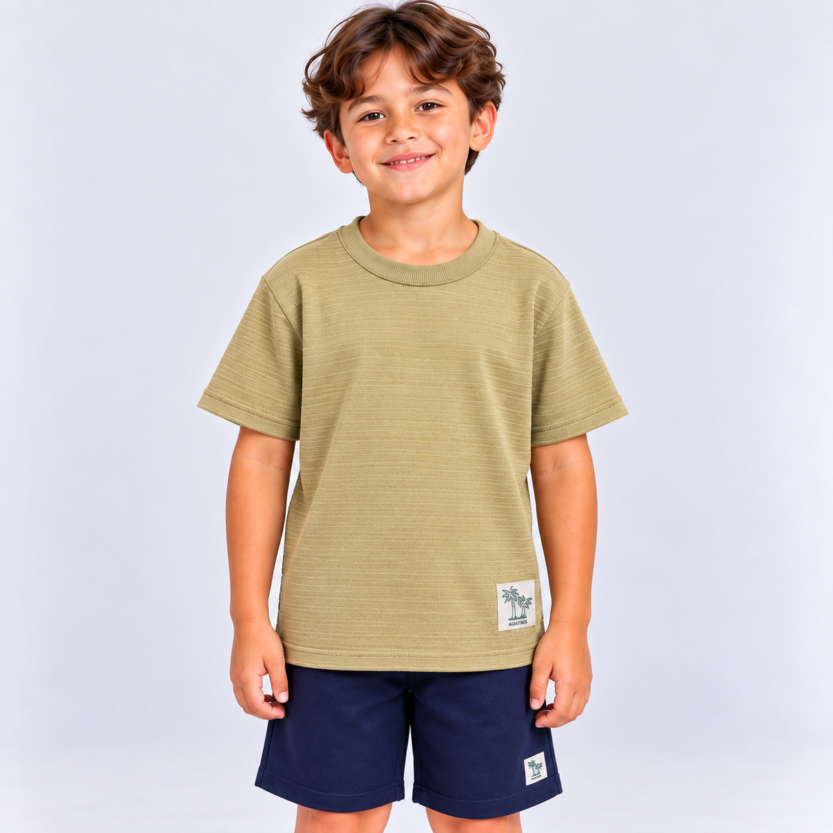 Camiseta Infantil Masculina Texturizada - Agathos